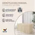 Casaria Truhenbank Cord faltbar 300kg 76x38cm Beige (109915)