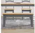 vidaXL Panama Essbank 105x30x45cm, Grau, Massivholz Kiefer (4005712)