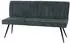 Mendler Sitzbank HWC-K16 Polsterbank Chenille Metall 160cm blau-grün (HWC-K16)