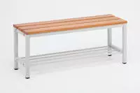 Umkleide Bank mit Schuhrost BxHxT 100x42x30cm Marke SZAGATO Umkleidebank Garderobe