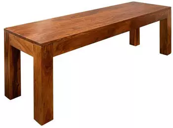 Massivmoebel24 Oxford Bank Akazie massiv 180x40x45cm honig lackiert (09-128-610-6630)