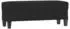 vidaXL Sitzbank Mikrofasergewebe Schwarz 100x35x41cm (349468)