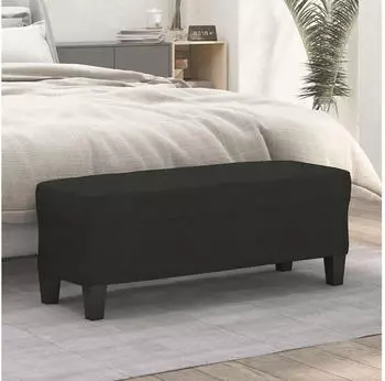 vidaXL Sitzbank Schwarz 100x35x41cm Stoff (349455)