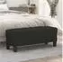 vidaXL Sitzbank Schwarz 100x35x41cm Stoff (349455)
