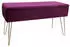 Echtwerk Scarlett Sitzbank mit Stauraum Samtbezug Beere 75x30x41,5cm