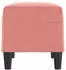 vidaXL Sitzbank Rosa 70x35x41 cm Samt