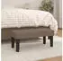 vidaXL Sitzbank Taupe 70x30x30 cm Stoff