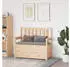 vidaXL Sitzbank 112,5x51,5x96,5 cm Massivholz Kiefer