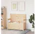 vidaXL Sitzbank 112,5x51,5x96,5 cm Massivholz Kiefer