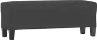 vidaXL Sitzbank Dunkelgrau 100x35x41 cm Mikrofasergewebe