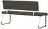 MCA Furniture Sitzbank Arco - Kunstleder Grau - Edelstahl - 175cm