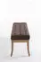 CLP Sitzbank Ramses Stoff antik-hell mit hochwertiger Polsterung braun 150 cm