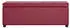 vidaXL Bank mit Staufach 116 cm Weinrot Kunstleder - 281313