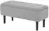 HomCom Polsterbank Samt 95x38x45 cm grau