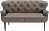 Cavadore 2-Sitzer Küchensofa Amba 153x97x87 cm Mikrofaser Graubraun
