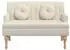 vidaXL Sitzbank mit Kissen Leinen 113x64,5x75,5 cm Stoff (372138)