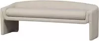 WOOOD Sitzbank "Zone" Esszimmerbank, grob gewebten Stoff, Breite 160 cm
