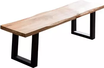 Home Affaire Sitzbank Tristano Massivholz Eiche ge&ouml;lt 160 cm x 45 cm x 35 cm
