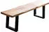Home Affaire Sitzbank Tristano Massivholz Eiche geölt 160 cm x 45 cm x 35 cm