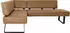 K+W Komfort & Wohnen Eckbank Spider II Sitzsteppung bequem durch Sandwichbauweise 2 Stellmaße cognac 71 165 cm x 88 cm x 195 cm
