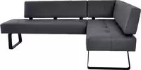 K+W Komfort & Wohnen Eckbank "Spider II" Sitzsteppung, bequem durch Sandwichbauweise,