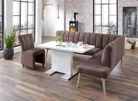 exxpo - sofa fashion Eckbank "Costa, moderne R&uuml;ckensteppung, bequem und...