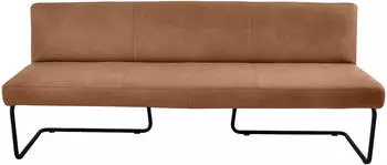 K+W Komfort & Wohnen Polsterbank Brandy 72, abgerundete Form, Rundrohrkufe, 202cm (43793467-0)