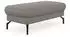 sit&more Cinturo Hockerbank Federkern steelgrau (48331425-0)