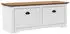 vidaXL Flurbank BODO Weiß und Braun 114x40x45cm