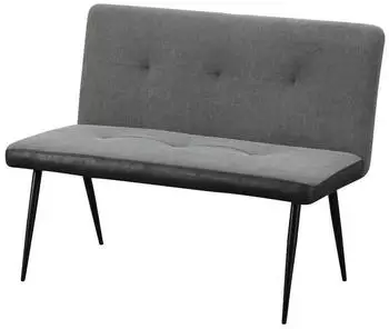 HTI-Living Joschka Polsterbank 2-Sitzer Anthrazit/Grau (2222195)