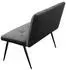 HTI-Living Joschka Polsterbank 2-Sitzer Anthrazit/Grau (2222195)