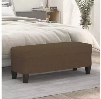 vidaXL Sitzbank Braun Stoff 100x35x41cm (349454)