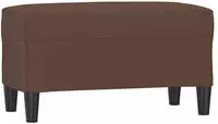 Sitzbank Braun 70x35x41 Cm Kunstleder Vidaxl