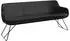 Musterring Essbank Tavia Schlittengestell in drei Ausführungen Breite 180 200 oder 220 cm schwarz schwarz schwarz 180 cm x 87 cm x 66 cm