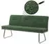 MCW Sitzbank MCW-H70 Bouclé Edelstahl gebürstet 180cm, Grün (94043)