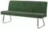 MCW Sitzbank MCW-H70 Bouclé Edelstahl gebürstet 180cm, Grün (94043)
