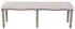 vidaXL Bank Leinen Massivholz 150x40x48 cm Cremeweiß - 245361