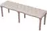 vidaXL Bank Leinen Massivholz 150x40x48 cm Cremeweiß - 245361