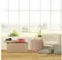 Relaxdays Sitzbank Stauraum HBT 37,5 x 76,5 x 38,5 cm beige (10031586_127)