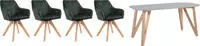 SalesFever Essgruppe "Stilvolle Sitzgruppe" 5-teiliges Set:...