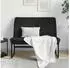 vidaXL Sitzbank Schwarz 100x75x76 cm Stoff