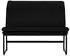 vidaXL Sitzbank Schwarz 100x75x76 cm Stoff