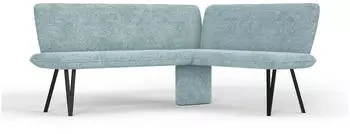 Home Affaire Eckbank Mily K&uuml;chenbank Polsterbank Esszimmerbank 205x164 cm Moderne Bank und Farben Sitzplatzanzahl: 5 Frei in Raum stellbar Mineral blue