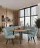 Home Affaire Eckbank Mily Küchenbank Polsterbank Esszimmerbank 205x164 cm Moderne Bank und Farben Sitzplatzanzahl: 5 Frei in Raum stellbar Mineral blue