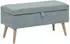 Otto Home Truhenbank AMIRA Sitzbank mit Stauraum Maße B/T/H: 81/36/43 cm mit Staufach in 3 Bezugsqualitäten mit feiner Steppung mint