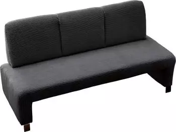 exxpo Polsterbank Intenso Sitzbank Breite 162 cm wahlweise in Leder oder Textil hohe Bodenfreiheit frei im Raum stellbar hoher Sitzkomfort anthrazith