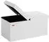 Casaria Sitzbank mit Stauraum Faltbar Kunstleder Weiß 80x40x40cm 100L (PD-106955)