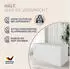 Casaria Sitzbank mit Stauraum Faltbar Kunstleder Weiß 80x40x40cm 100L (PD-106955)