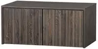 WOOOD Truhenbank "New Gravure Bunkbench" mit grafischen Relieft&uuml;ren auf Rollen,