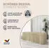 Casaria Sitzbank mit Stauraum, faltbar, gepolstert, Leinen-Optik, Beige, 115x40x40cm, 130L (109842)